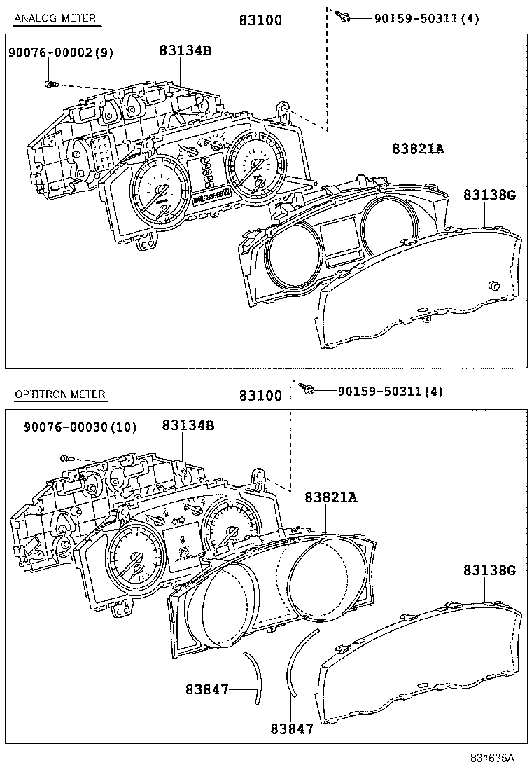 83910-60360 CLOCK ASSY product image