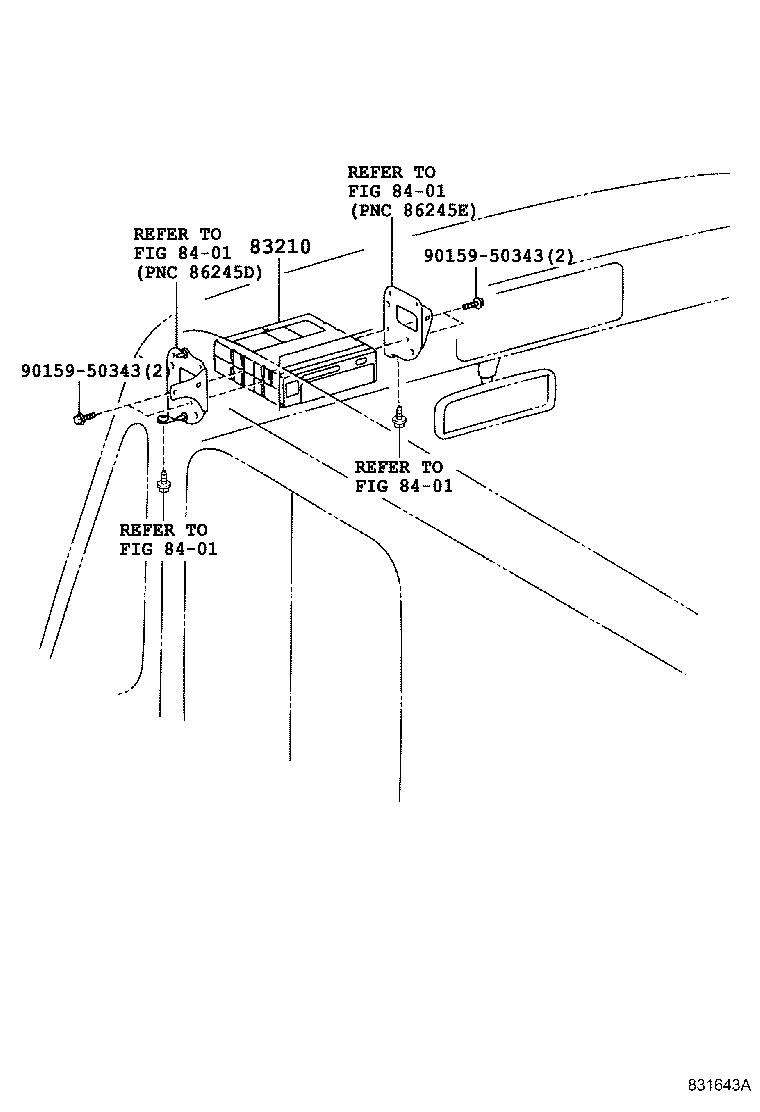 83210-37400 TACHOGRAPH ASSY product image