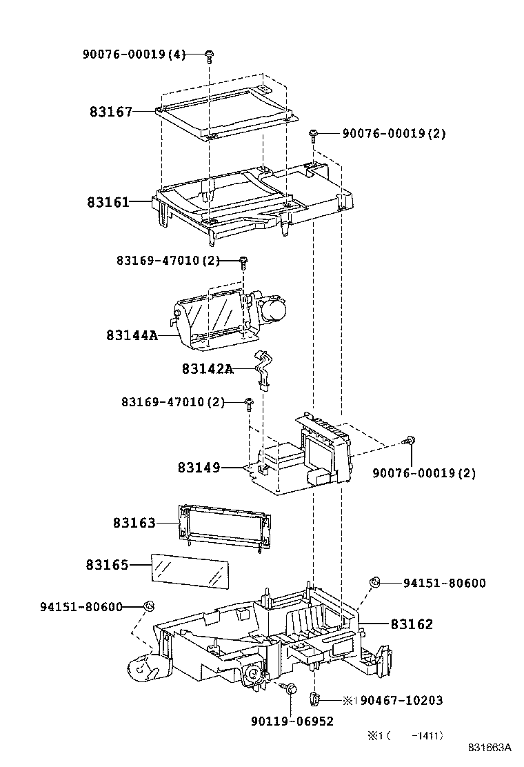 83141-47031 PLATE, METER CIRCUIT product image