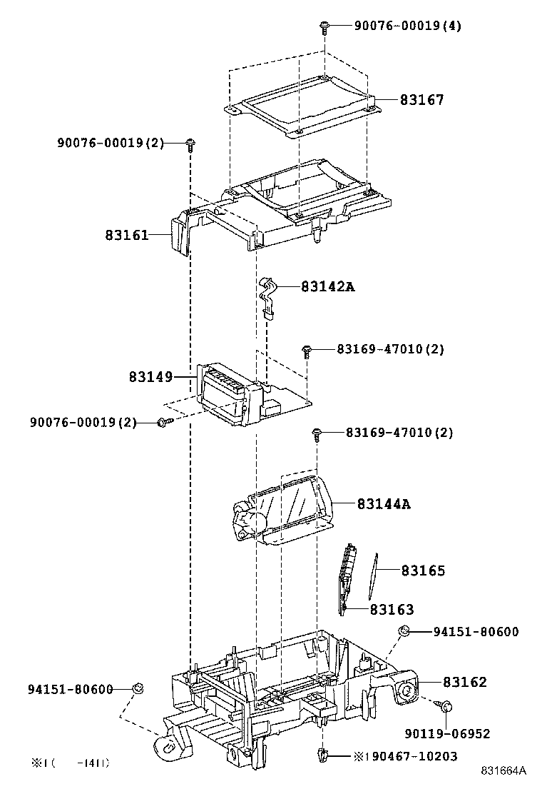 83141-47031 PLATE, METER CIRCUIT product image