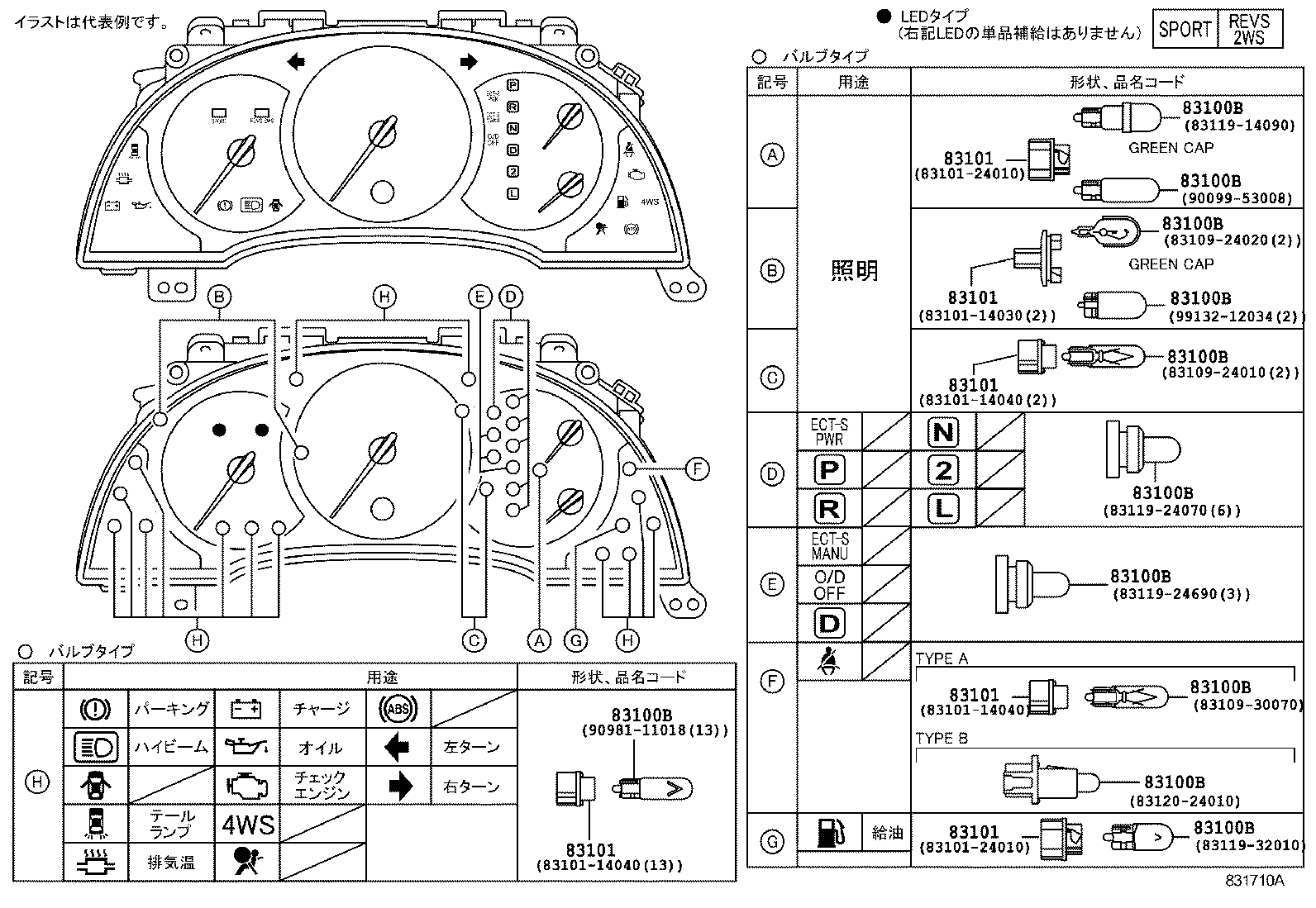 83132-2D130 CASE, COMBINATION METER product image