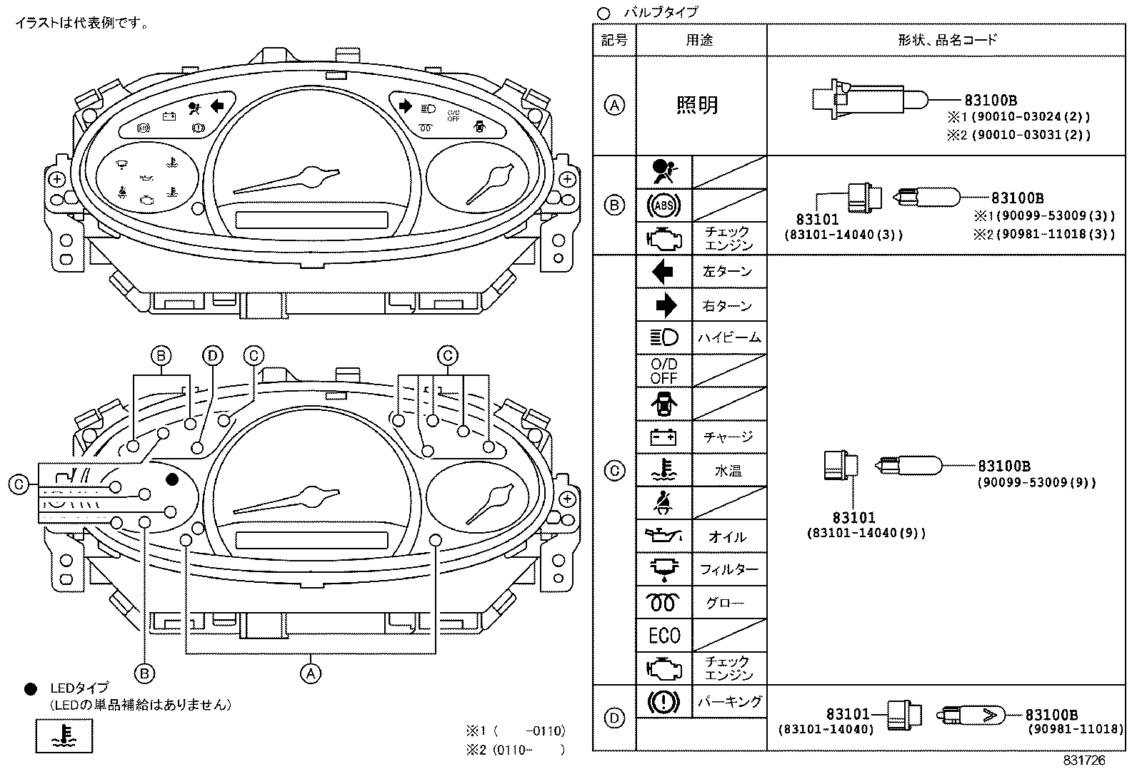 83291-52160 COMPUTER, COMBINATION METER product image
