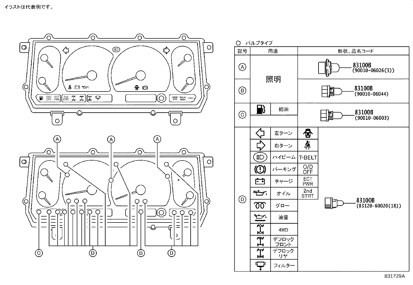 83132-60360 CASE, COMBINATION METER product image