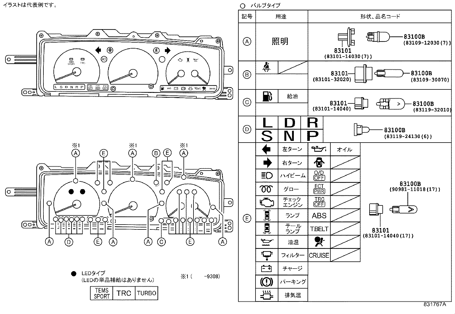 83132-3F130 CASE, COMBINATION METER product image