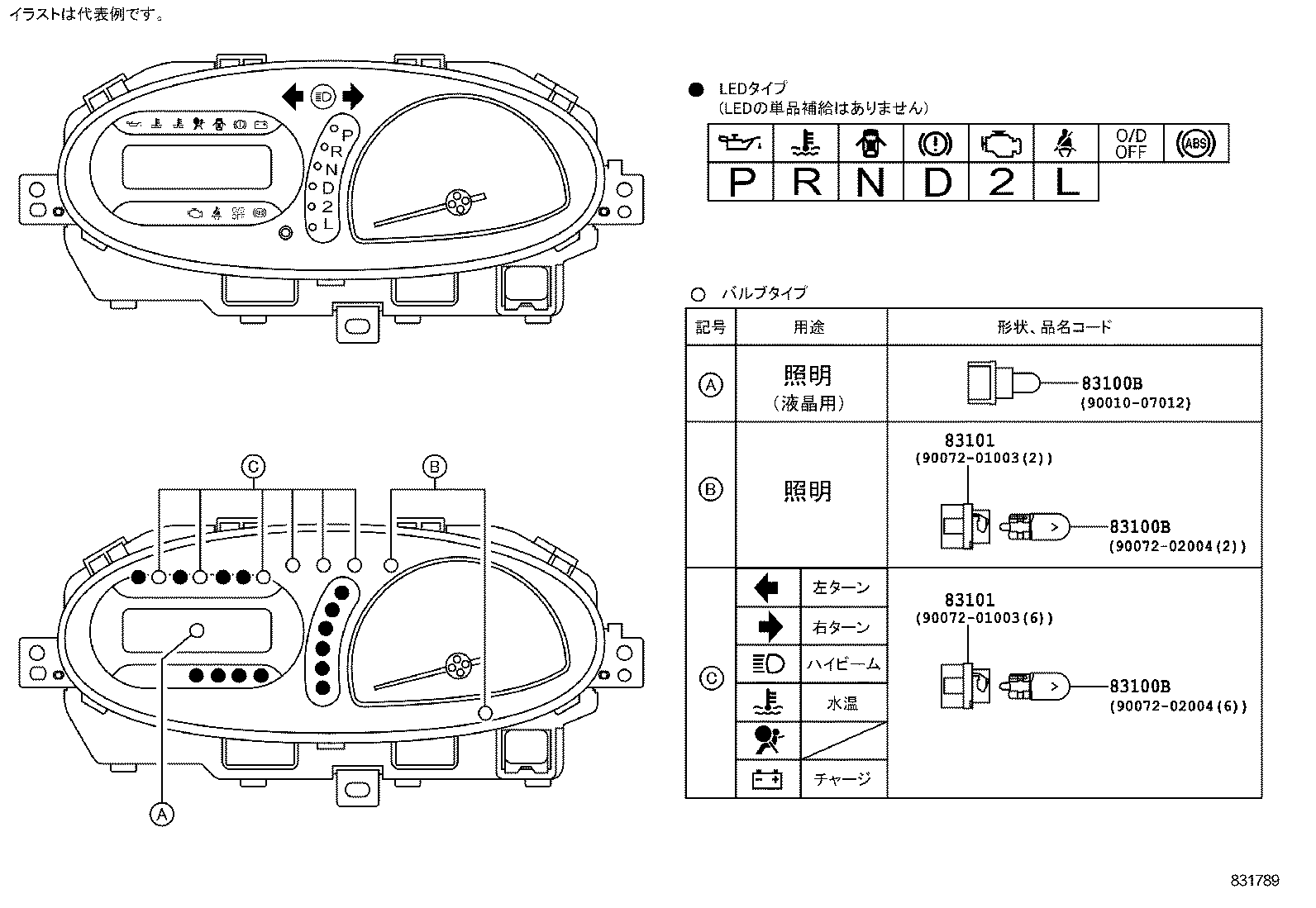 83221-52060 SPEEDOMETER ASSY product image
