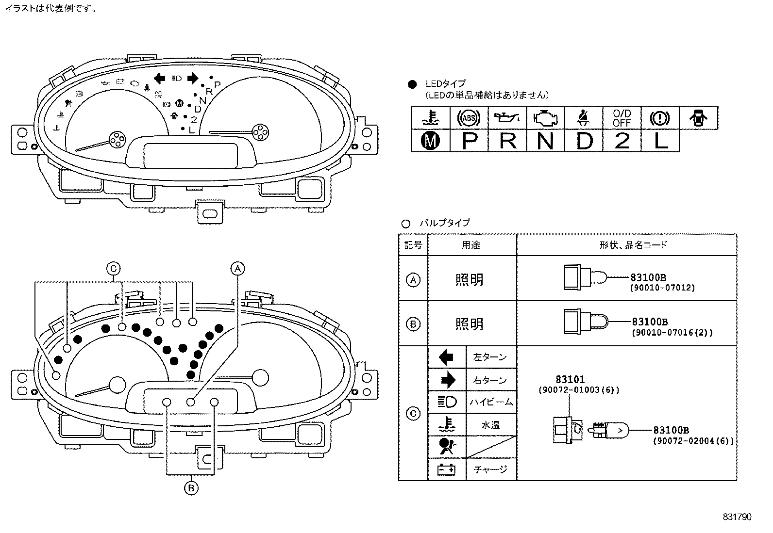83221-52060 SPEEDOMETER ASSY product image