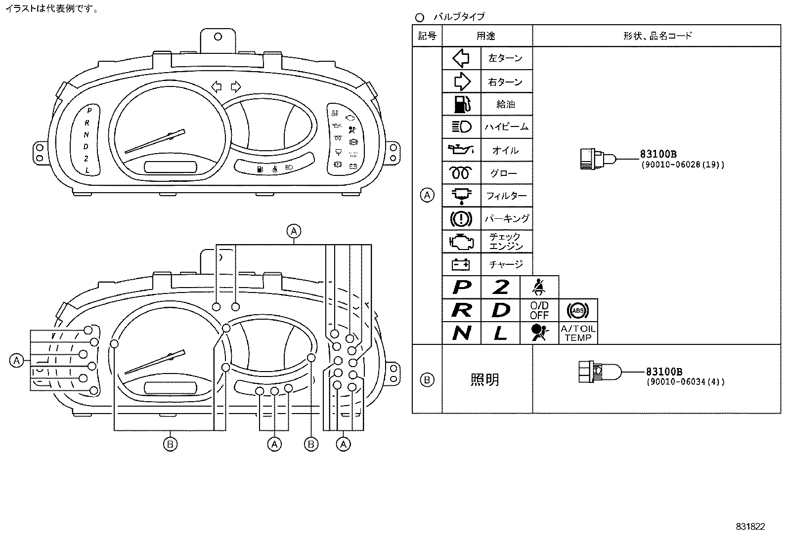 83841-28530 CASE, COMBINATION METER product image