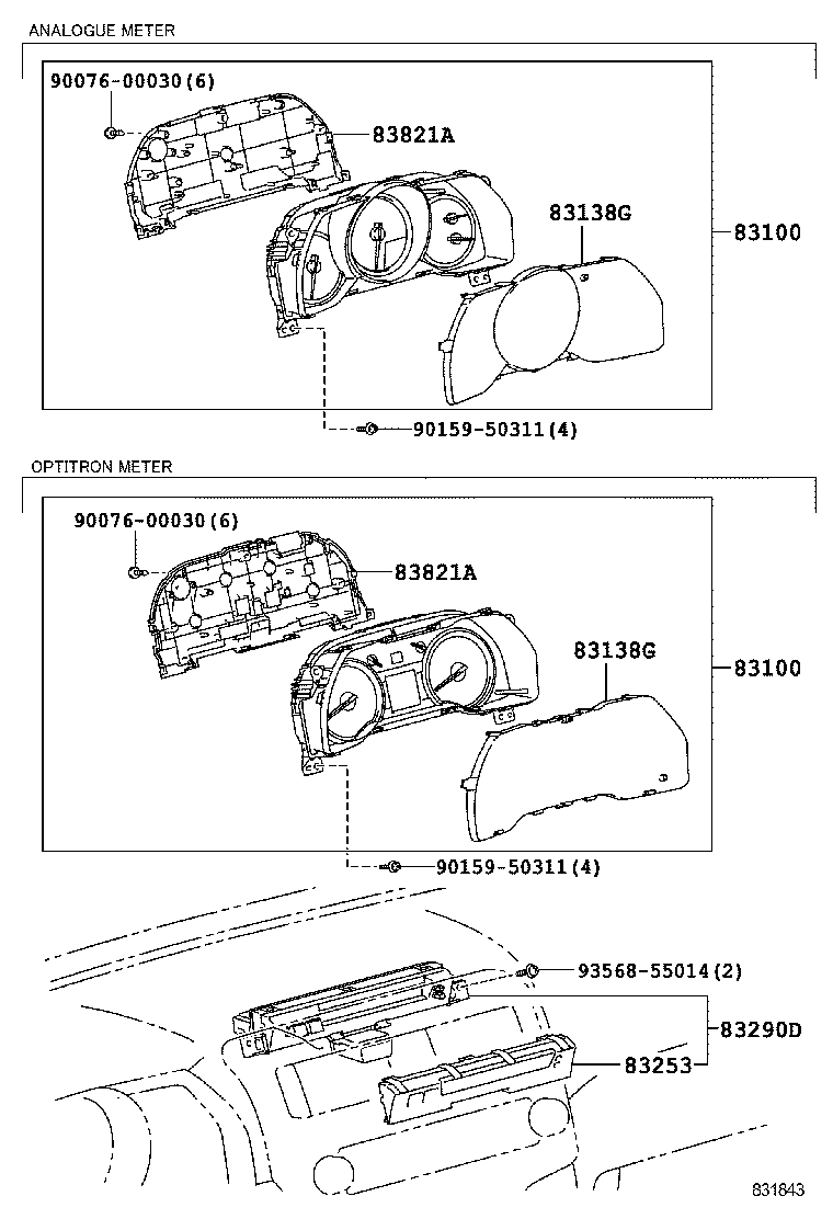 83290-35100 METER ASSY, ACCESSORY product image