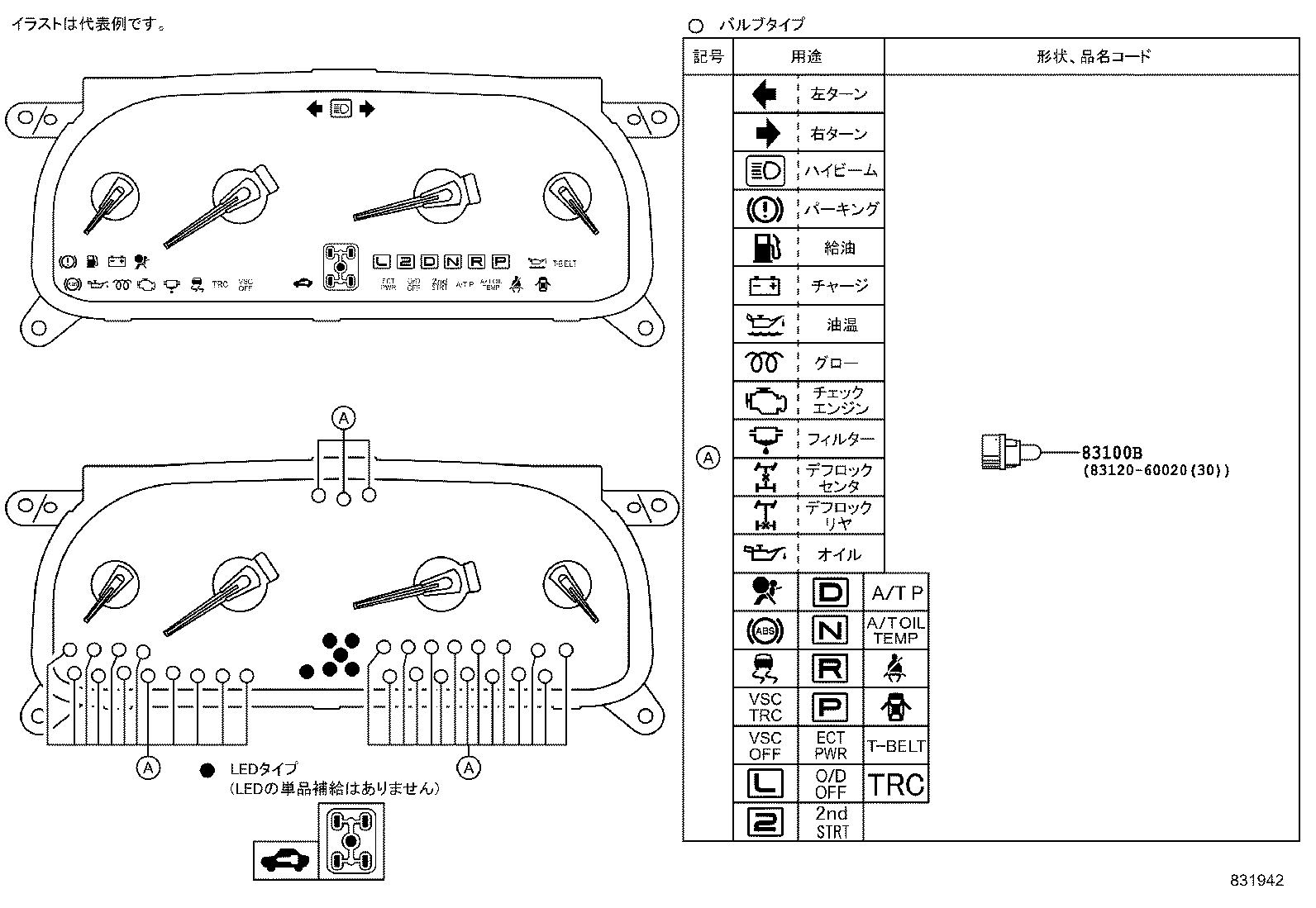 83220-60741 SPEEDOMETER ASSY product image