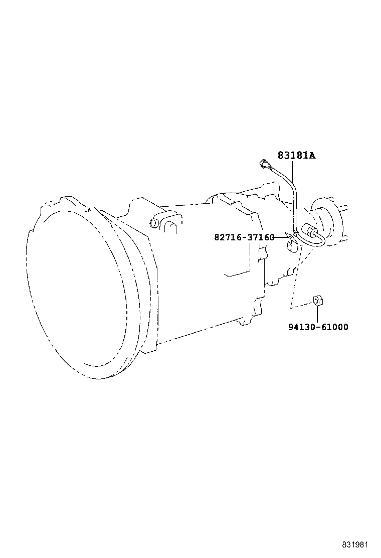 83181-37150 SENSOR, SPEEDOMETER product image