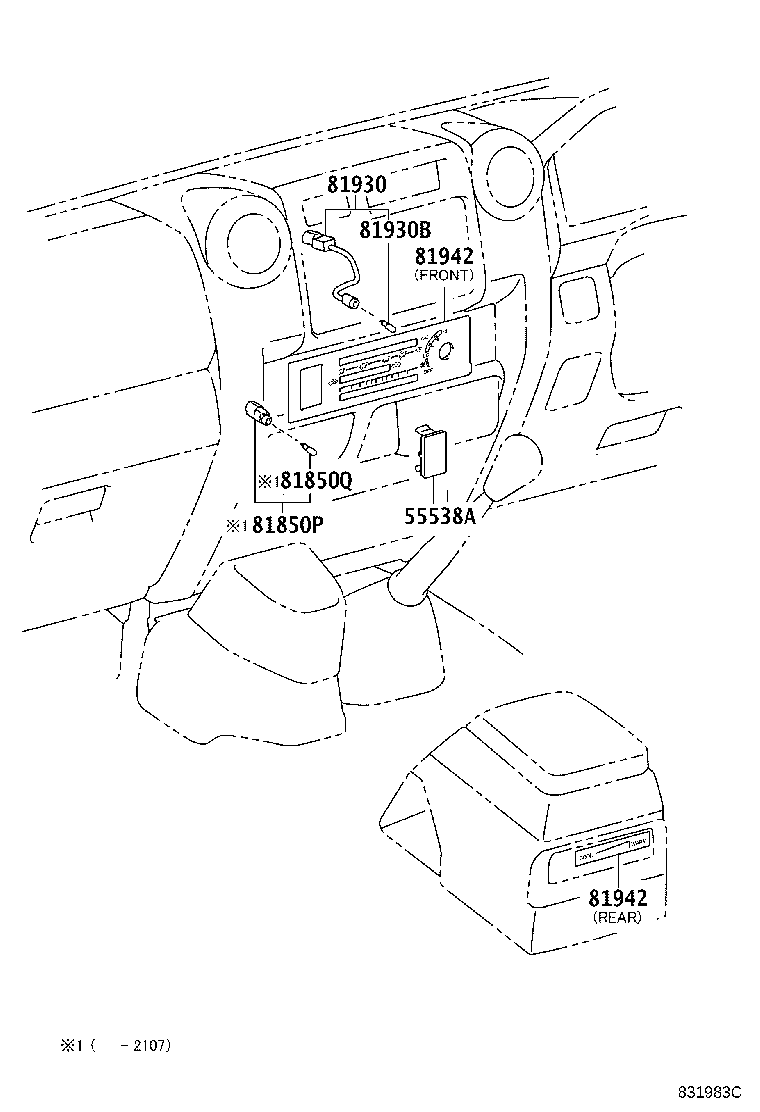 Toyota 55519-60290 SHEET, HEATER CONTROL NAME