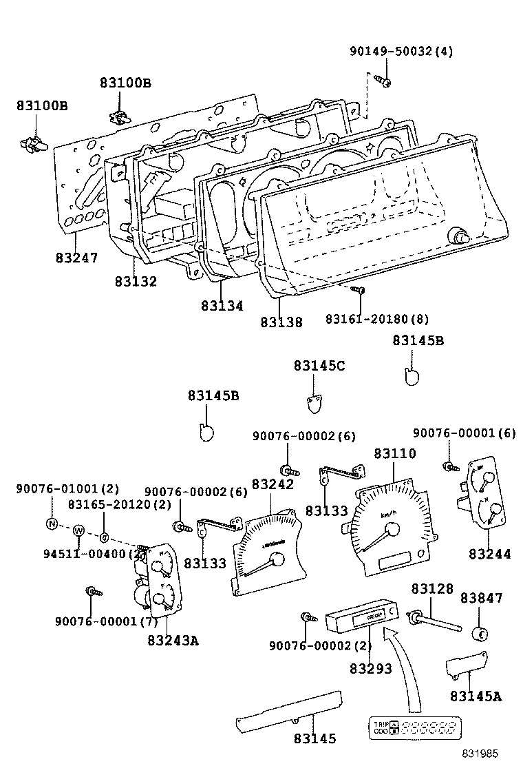 83293-60680 COMPUTER, TOTAL COUNTER MODULE product image