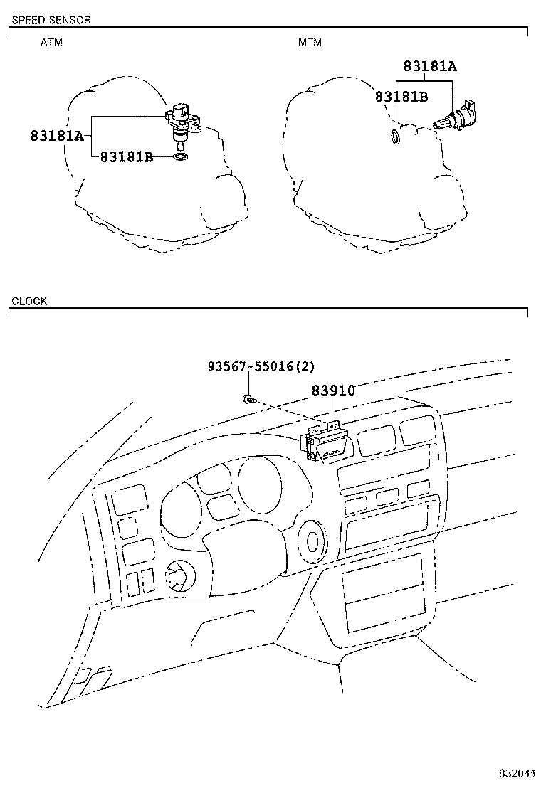 83841-42010 CASE, COMBINATION METER product image