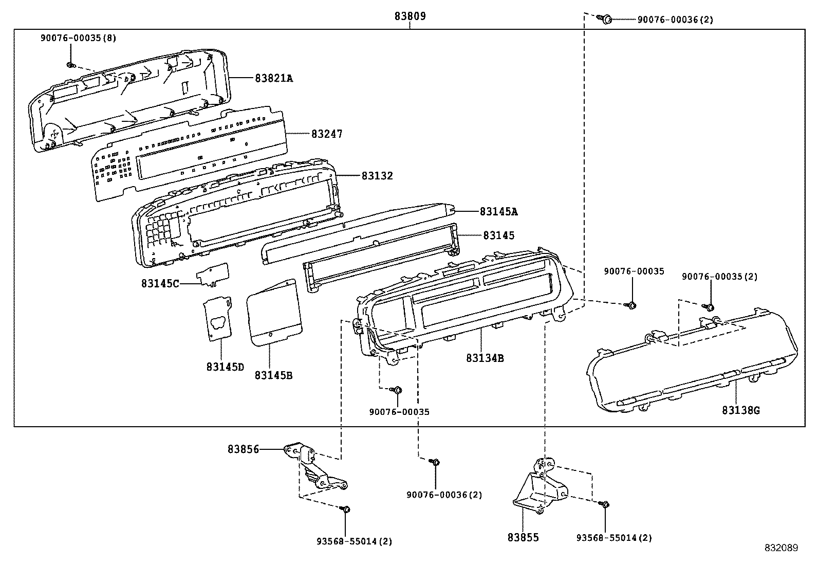 83141-47031 PLATE, METER CIRCUIT product image