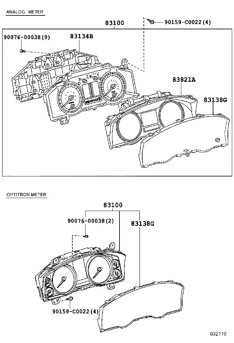 83910-60190 CLOCK ASSY product image