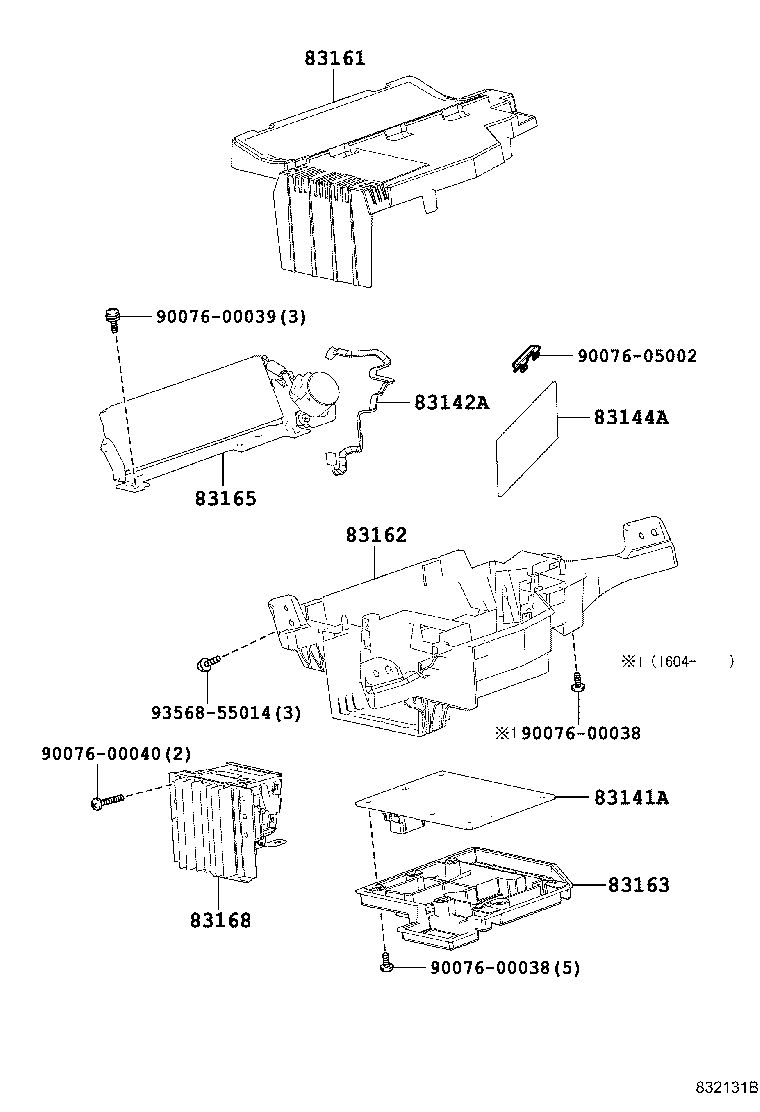Toyota 83800-4E331 METER ASSY, COMBINATION