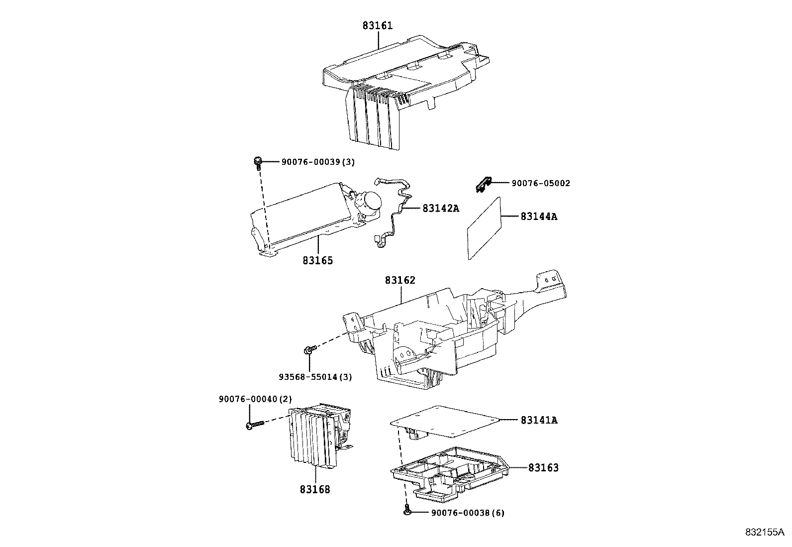 Toyota 83811-47P40 PLATE, COMBINATION METER, NO.1