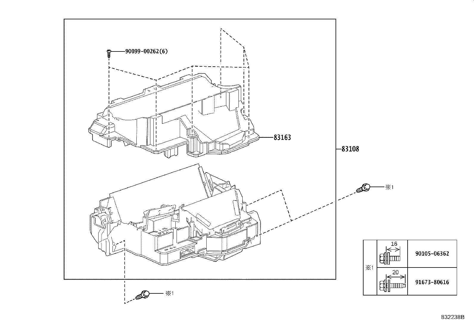 83108-1E260 MIRROR SUB-ASSY, METER product image