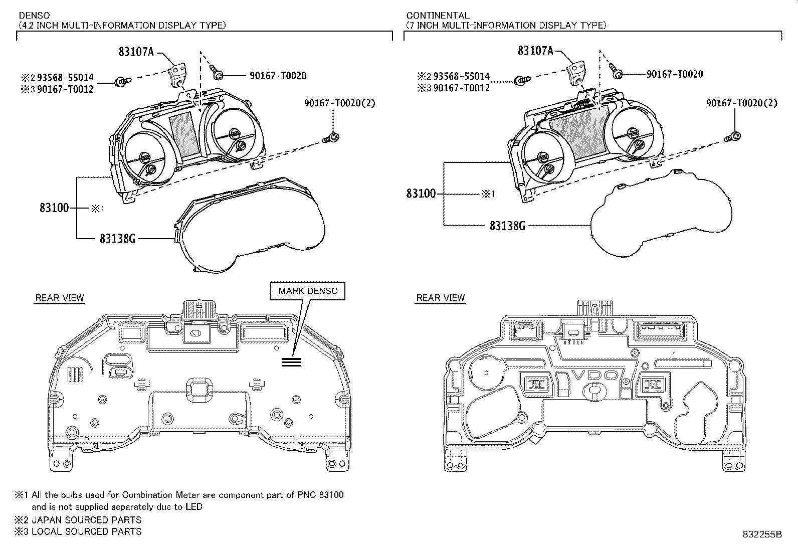 83108-33033 MIRROR SUB-ASSY, METER product image