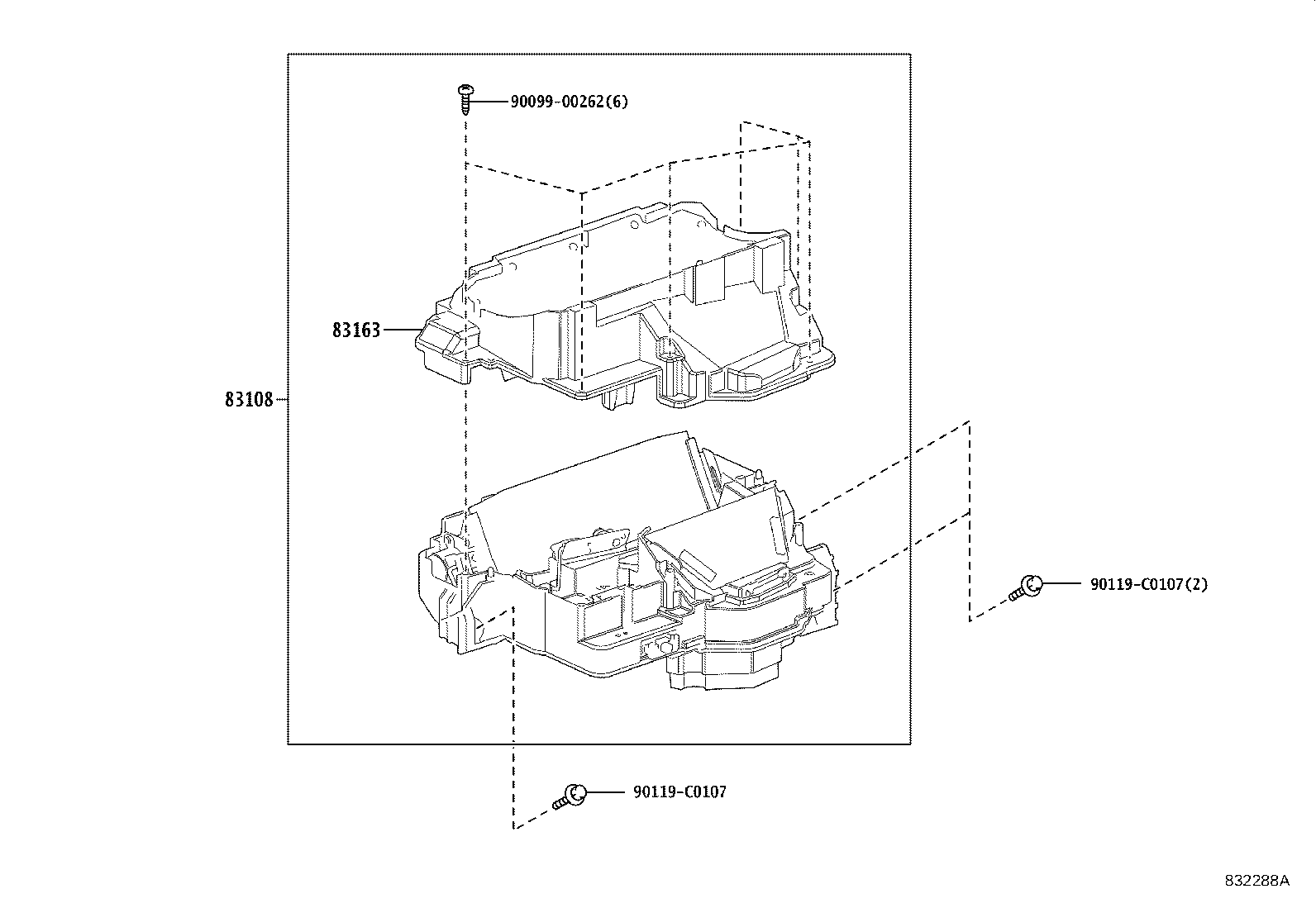 83108-02011 MIRROR SUB-ASSY, METER product image