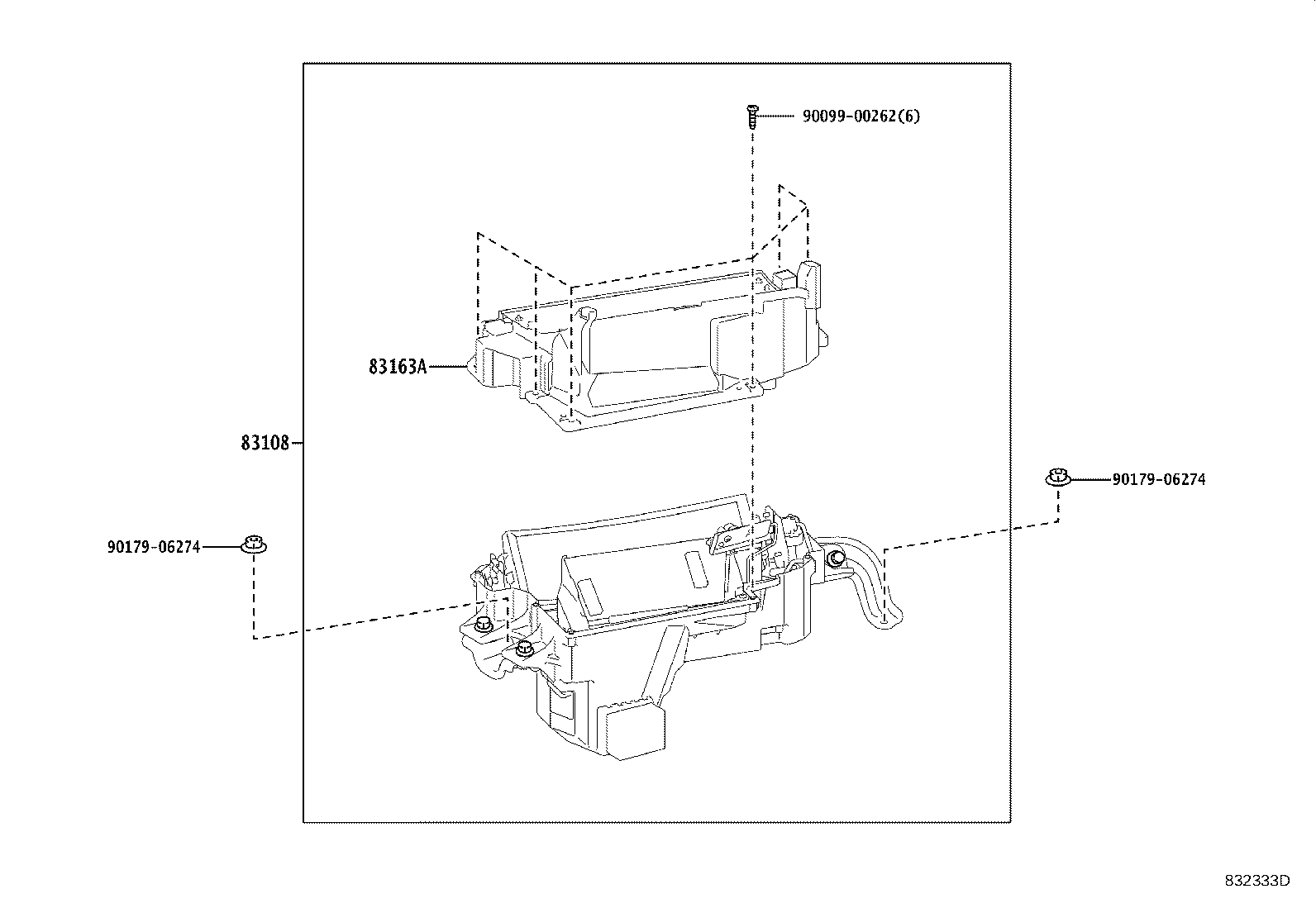 83108-42110 MIRROR SUB-ASSY, METER product image