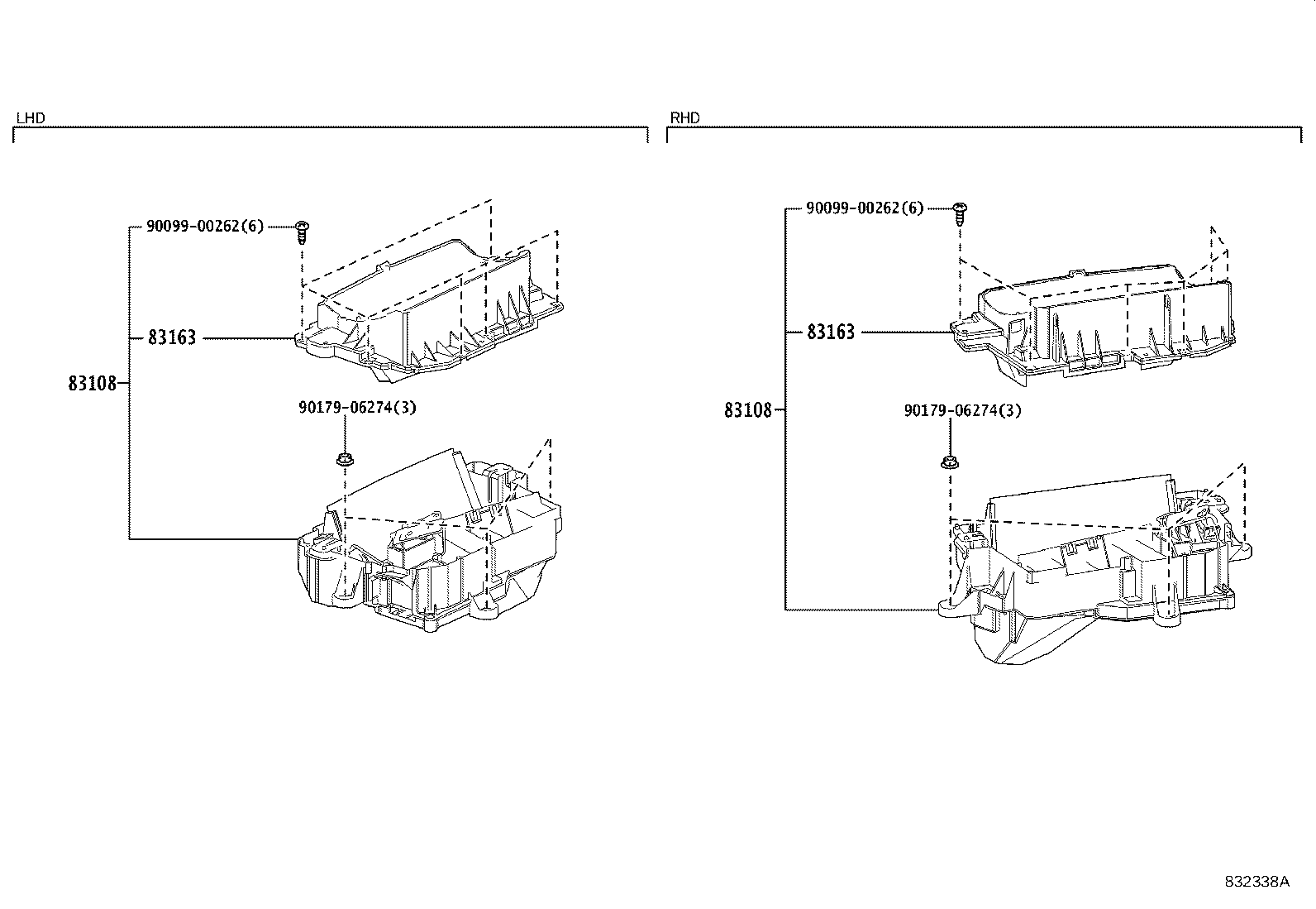 83108-76030 MIRROR SUB-ASSY, METER product image
