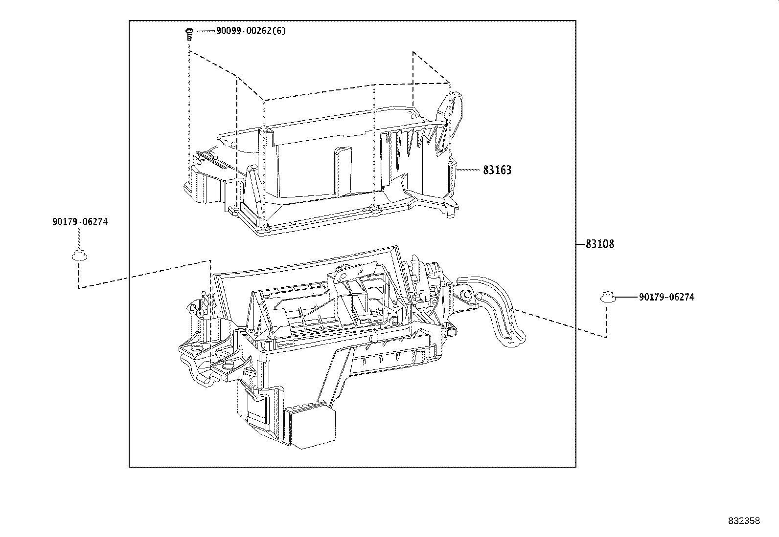 83108-48080 MIRROR SUB-ASSY, METER product image