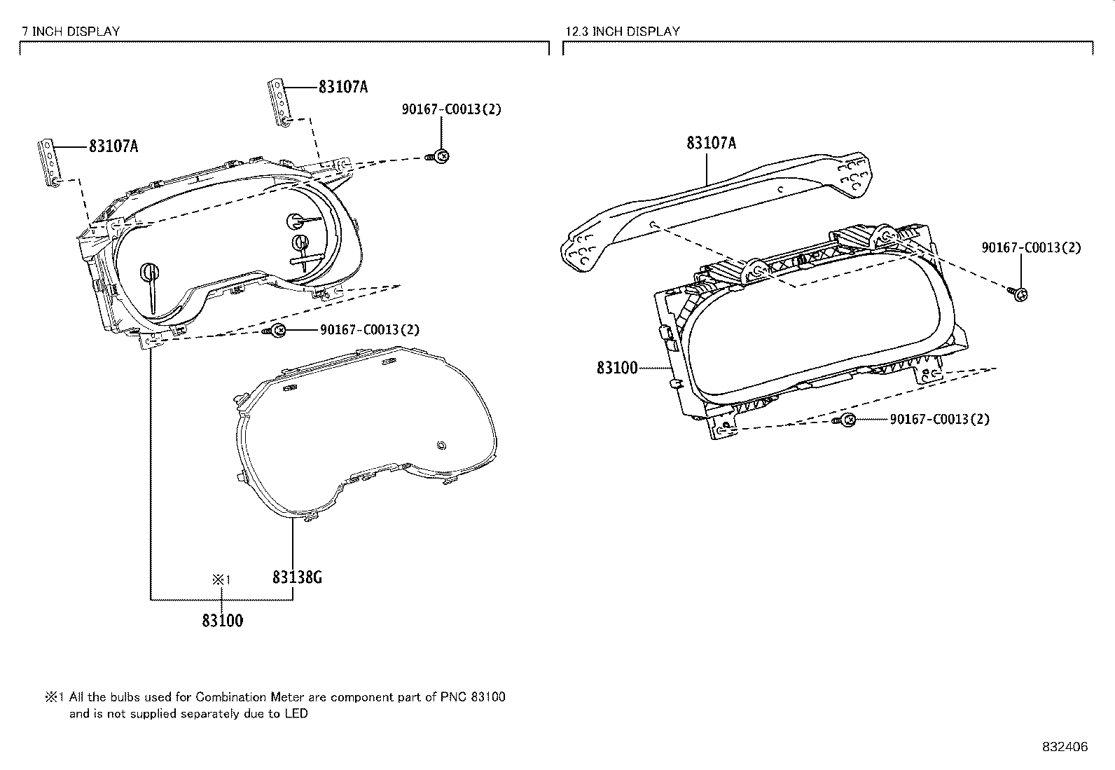 83108-0R040 MIRROR SUB-ASSY, METER product image