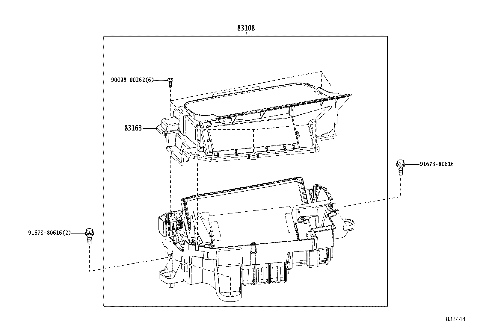 83108-78181 MIRROR SUB-ASSY, METER product image