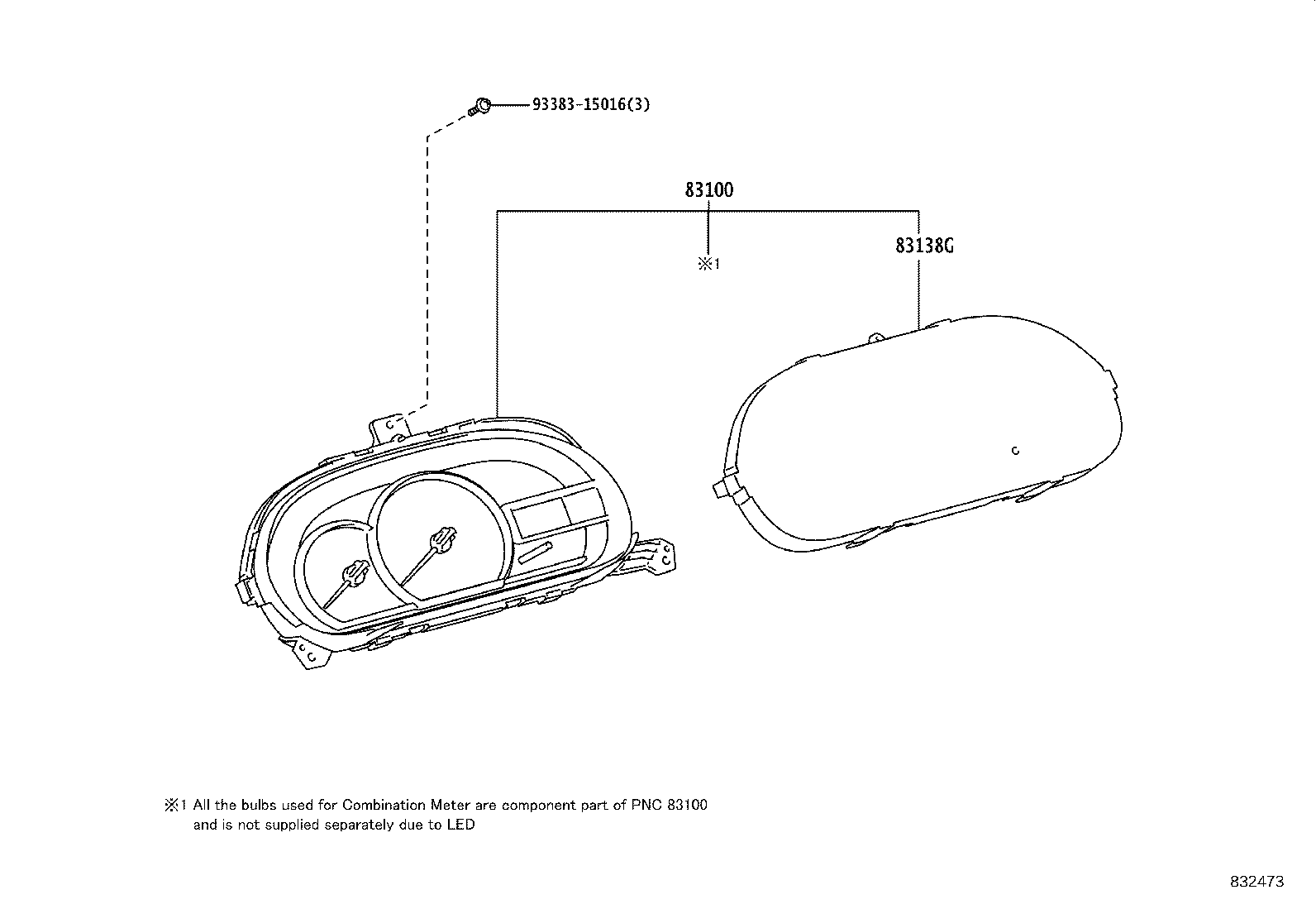 83181-37160 SENSOR, SPEEDOMETER product image