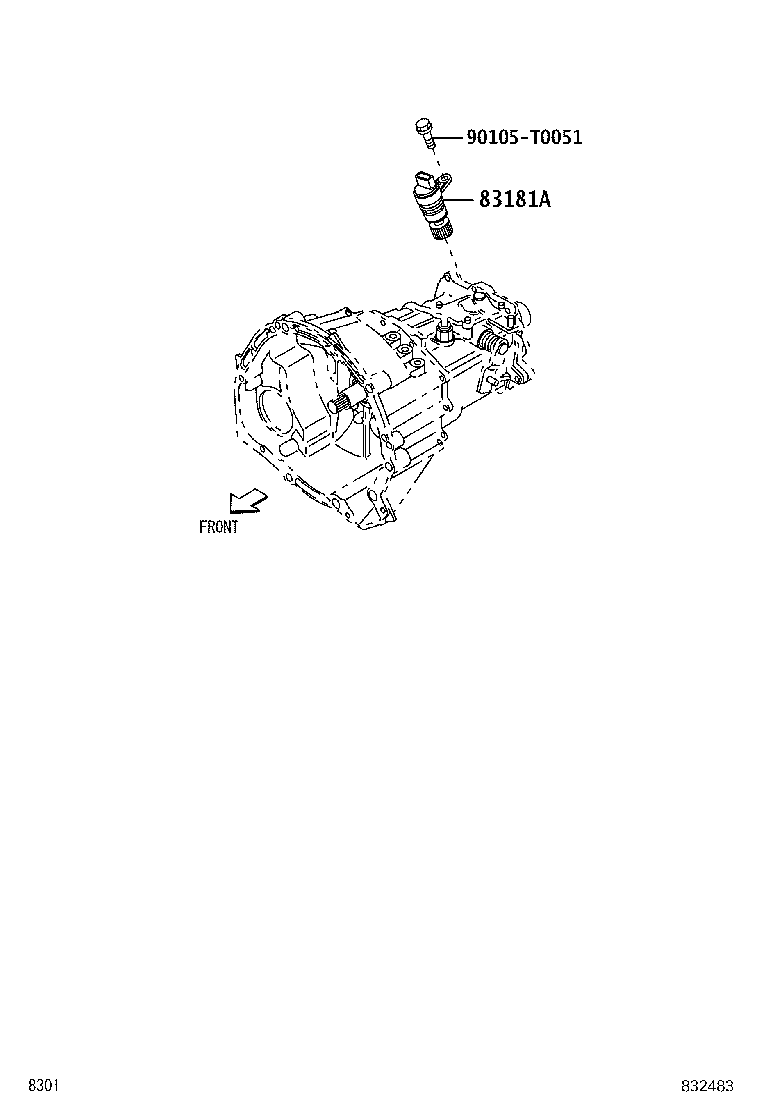 83181-B5030 SENSOR, SPEEDOMETER product image