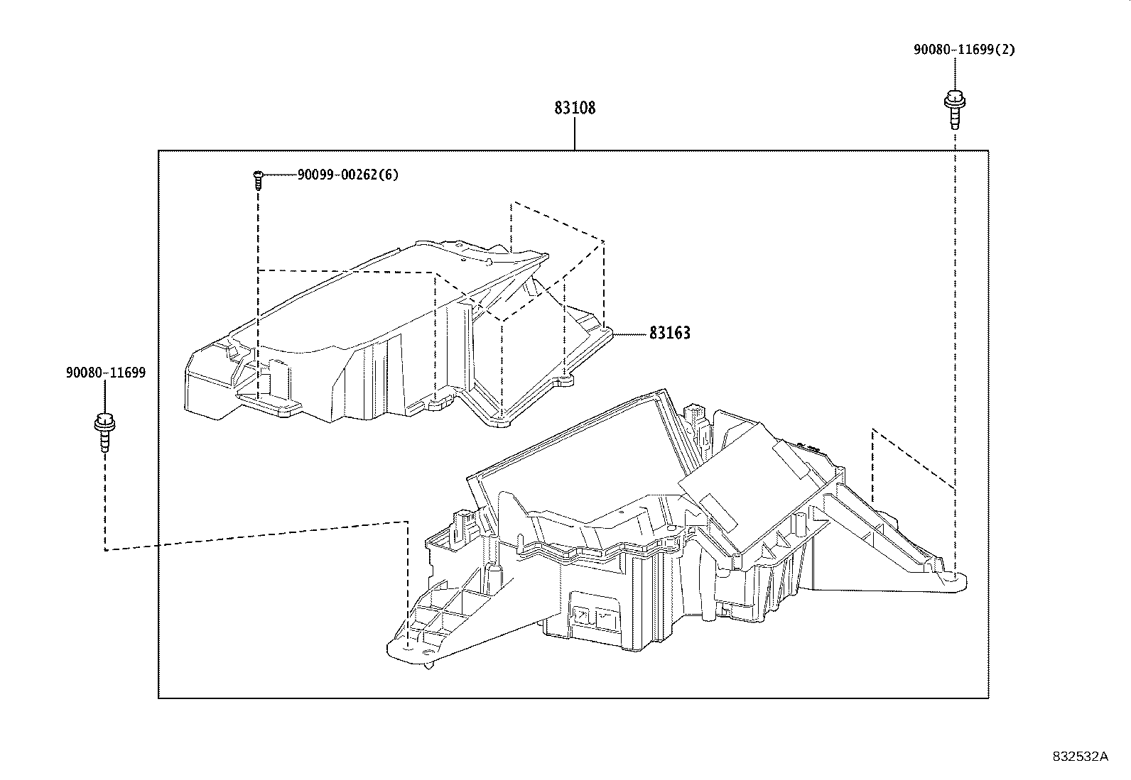Toyota 83A00-0E292 METER ASSY, COMBINATION