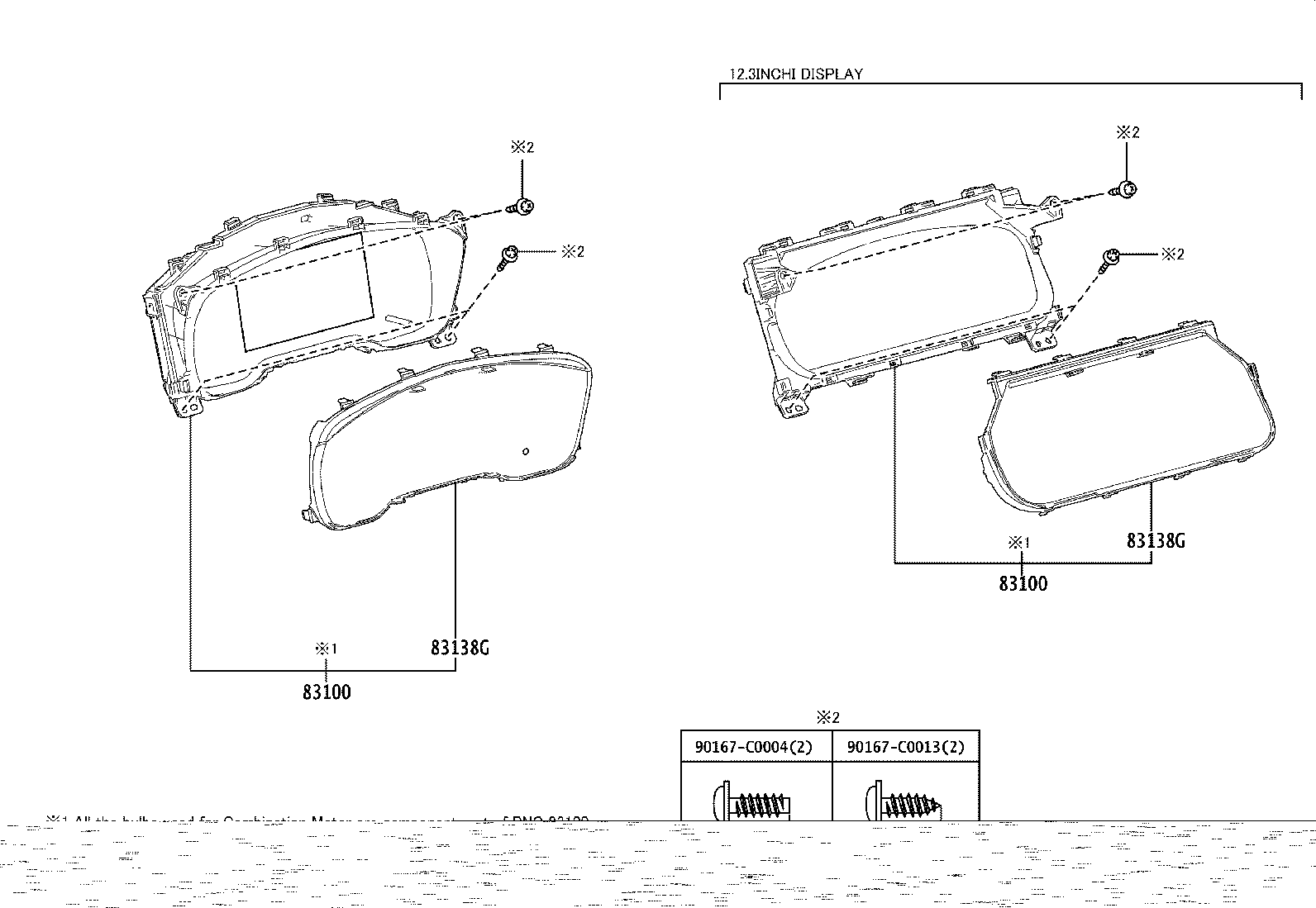 83108-02011 MIRROR SUB-ASSY, METER product image