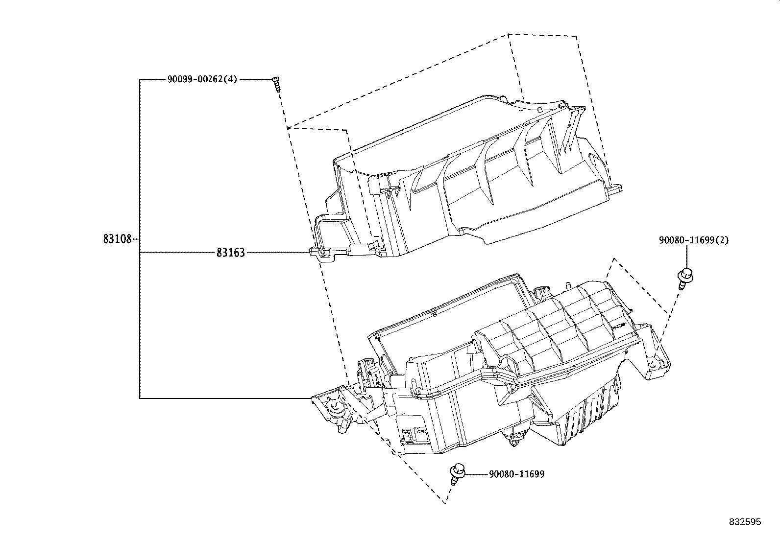 83852-0EX00 GLASS, COMBINATION METER product image