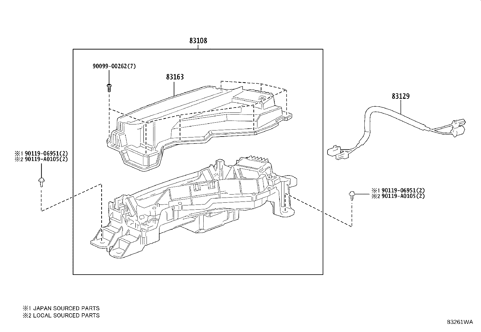 Toyota 83800-AK042 METER ASSY, COMBINATION