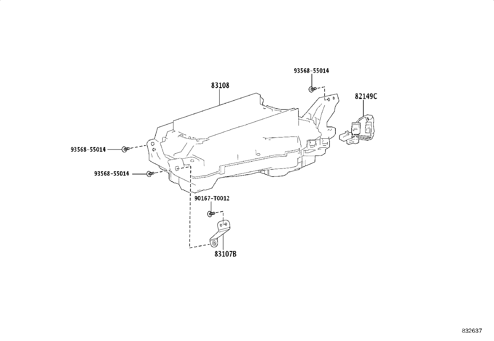 82149-06070 WIRE, METER MIRROR product image