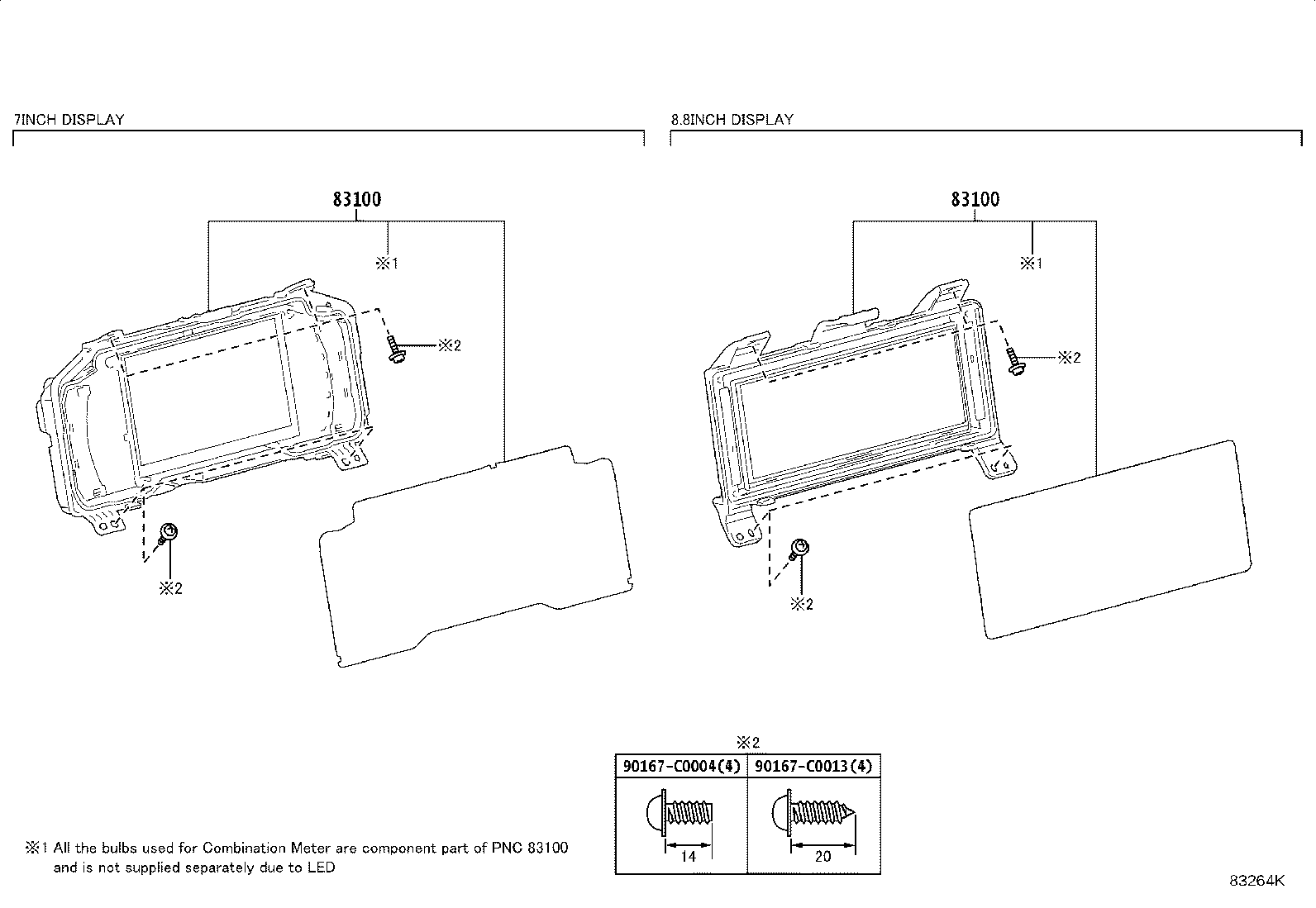 83852-FEZ30 GLASS, COMBINATION METER product image