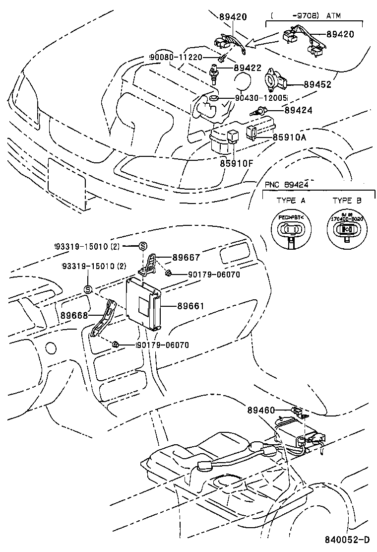 Thumbnail 2 for 89668-0W030
