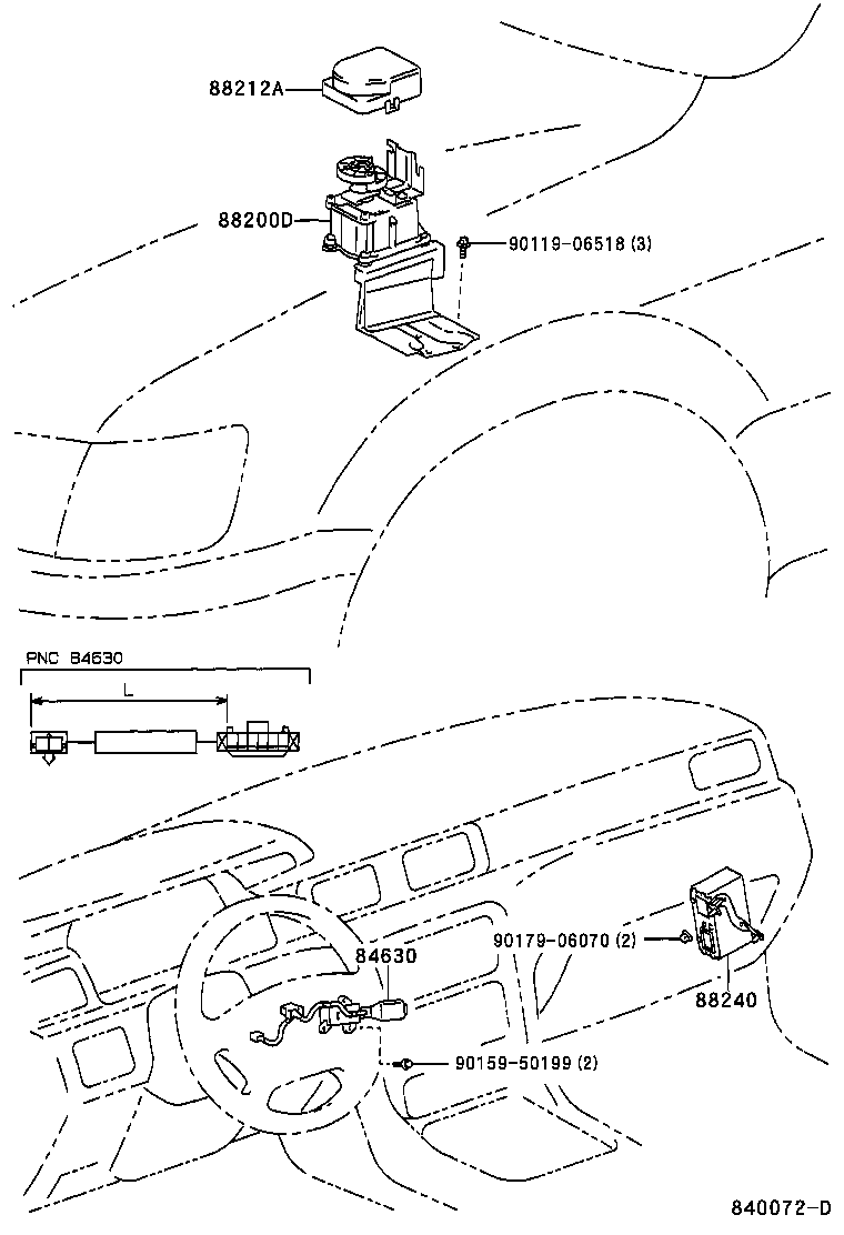 Toyota 88240-33160 COMPUTER ASSY, CRUISE CONTROL