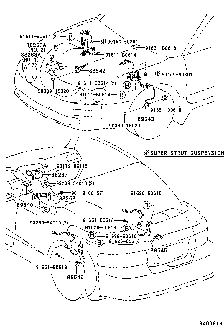 Toyota 89541-20160 COMPUTER ASSY, SKID CONTROL