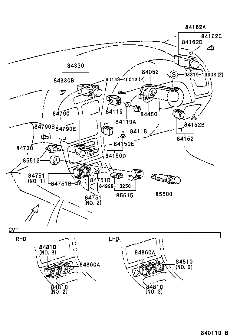 28341-11010 RELAY ASSY, STARTER product image
