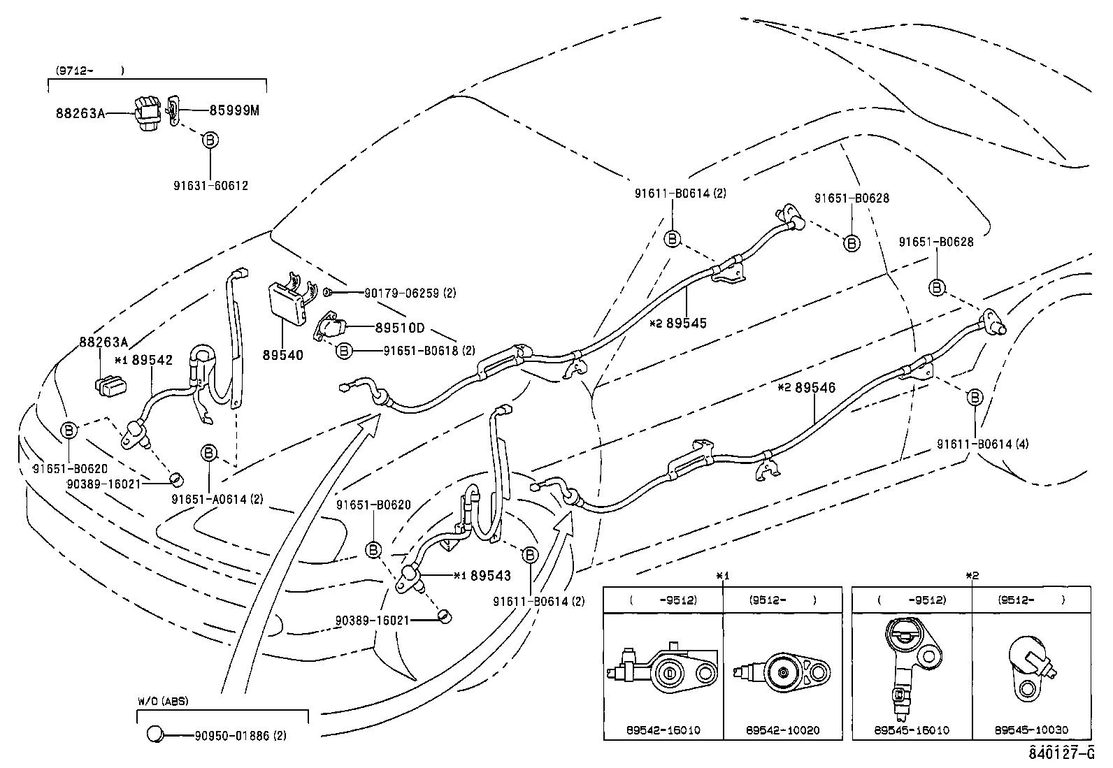 89540-16130 COMPUTER ASSY, SKID CONTROL product image