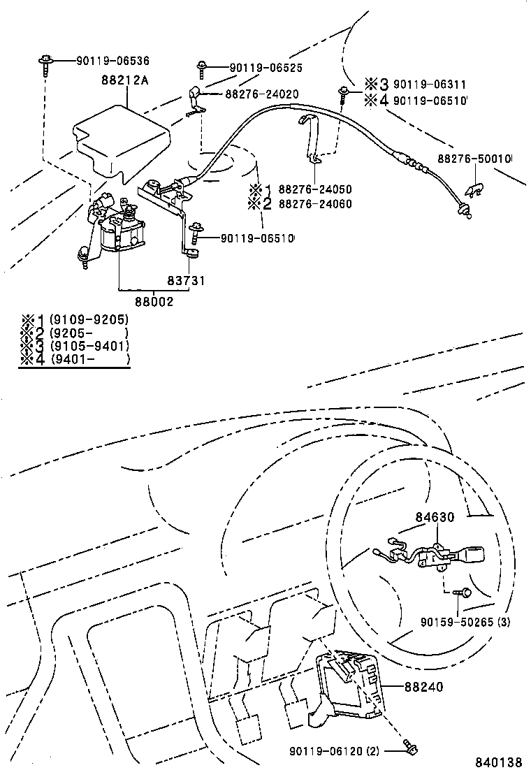 88002-24090 CRUISE CONTROL(AUTO DRIVE) SET product image