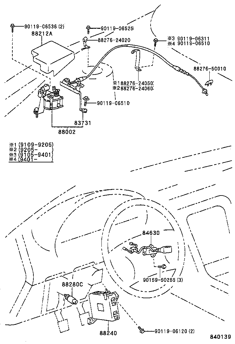 88002-24080 CRUISE CONTROL(AUTO DRIVE) SET product image