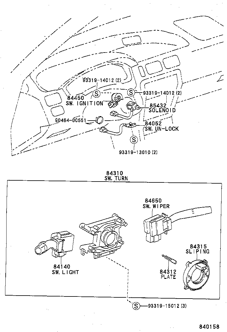 84306-16040 CABLE SUB-ASSY, SPIRAL product image