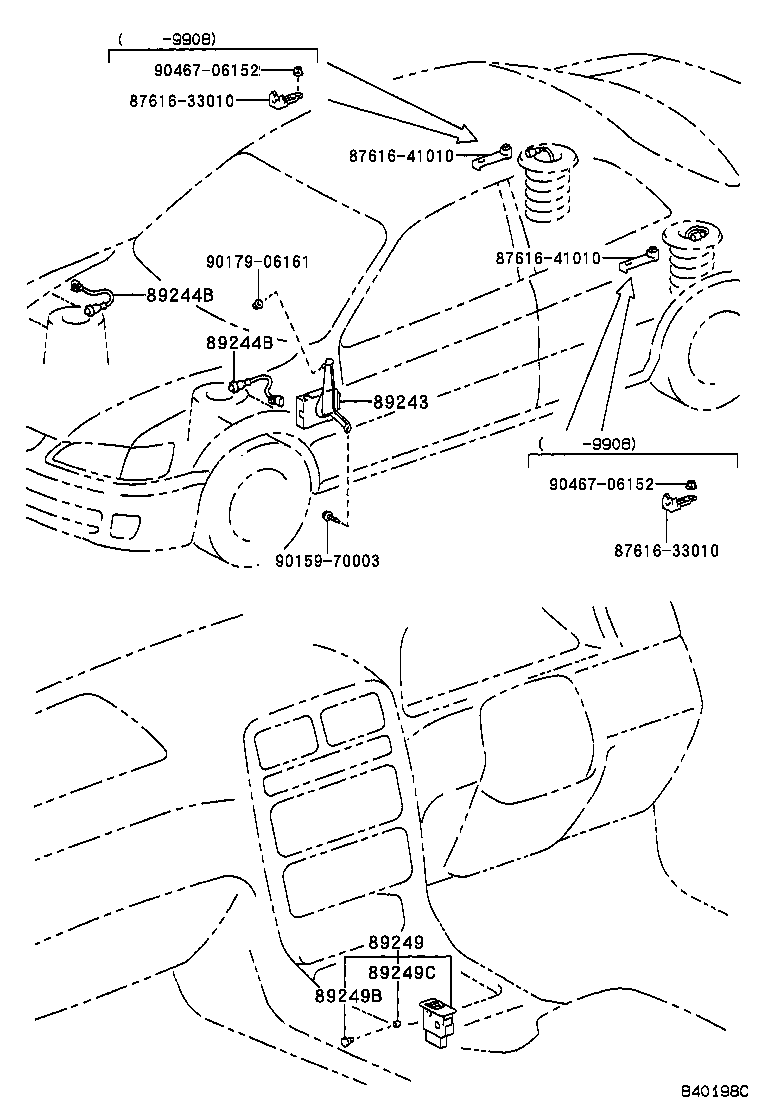89243-33051 COMPUTER, ABSORBER CONTROL product image