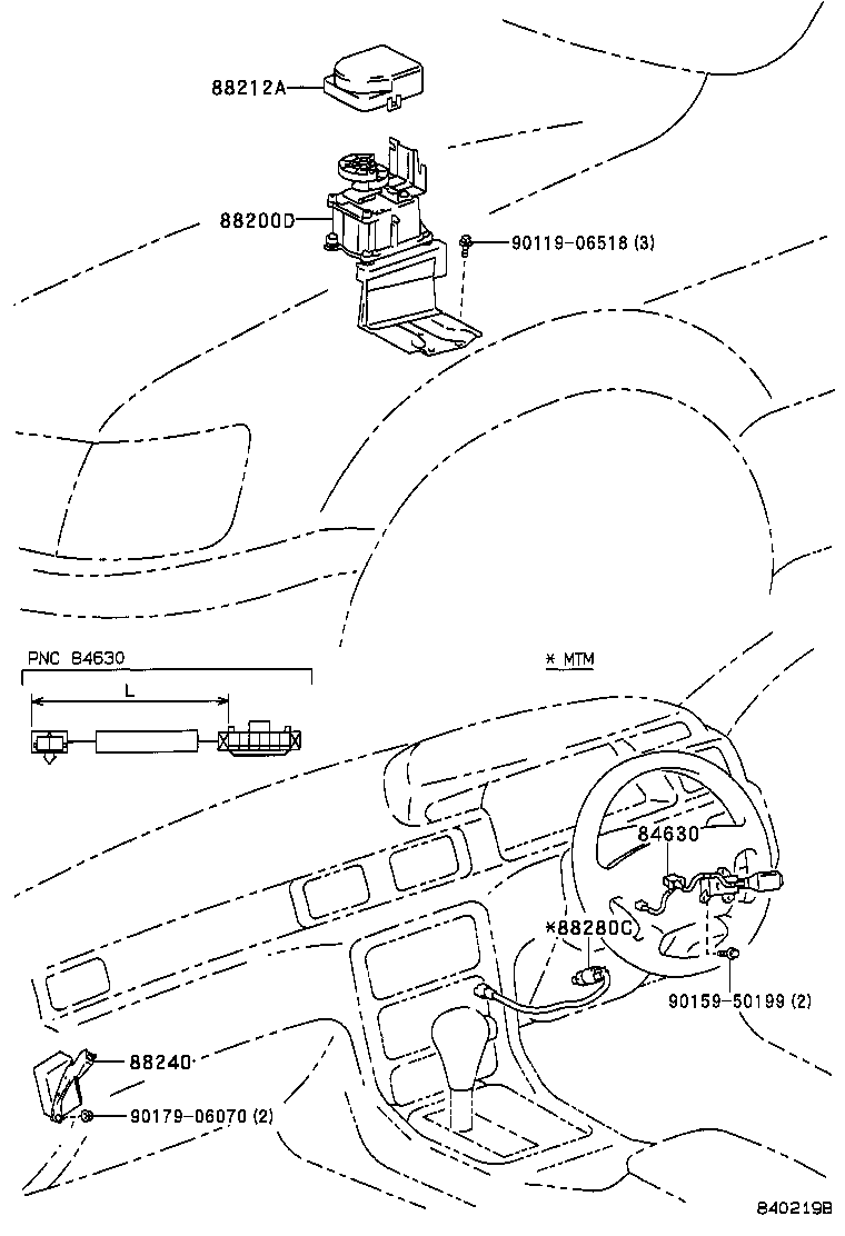 88240-33100 COMPUTER ASSY, CRUISE CONTROL product image