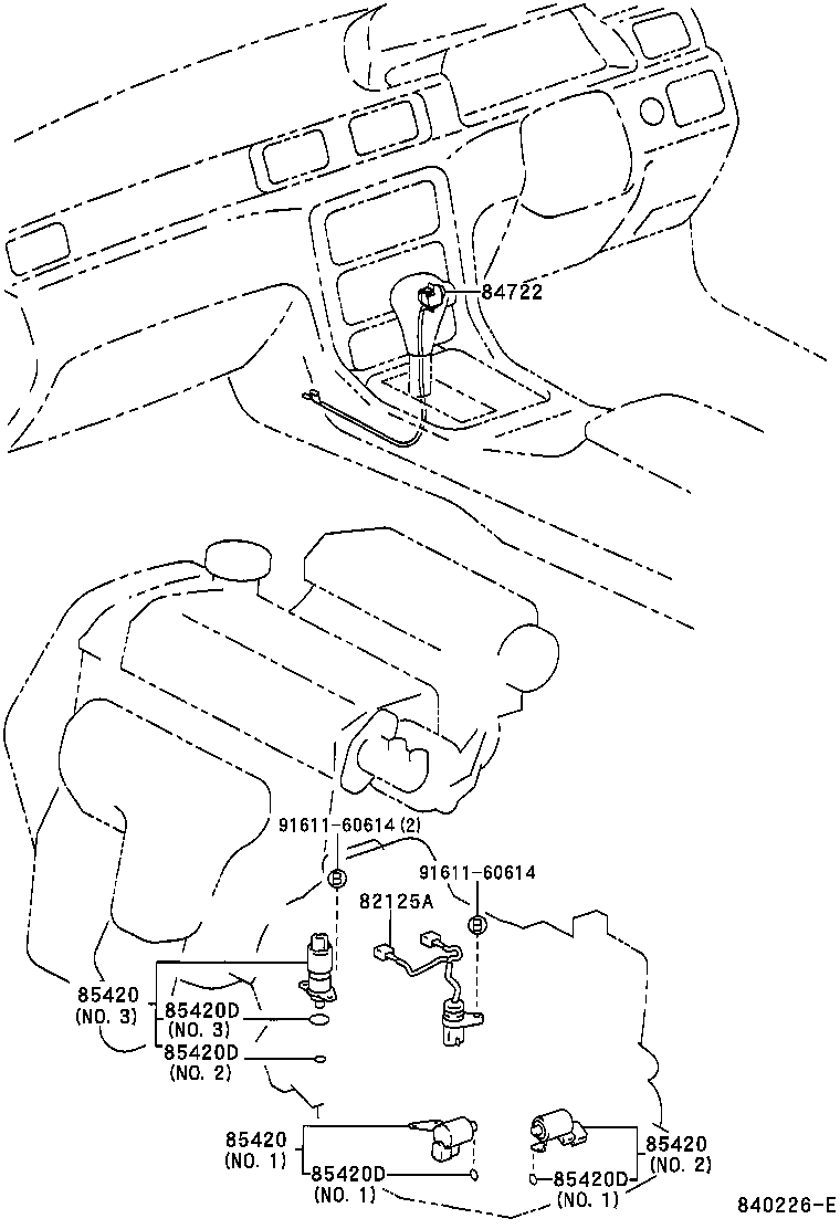84722-33070-B0 SWITCH, TRANSMISSION CONTROL product image