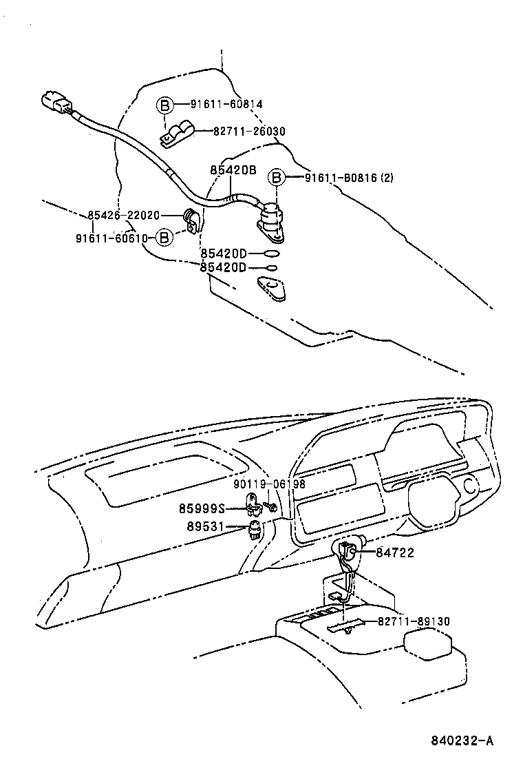 89530-26100 COMPUTER ASSY, TRANSMISSION CONTROL product image