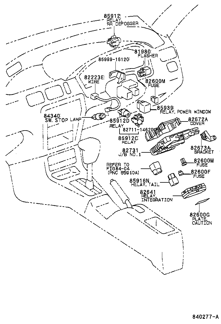 82731-16090 BLOCK, DRIVER SIDE JUNCTION product image
